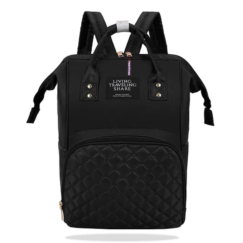 Bembika Diaper Bags For Mom And Dad Kids Diaper Bags For Travel Backpack – Chex Black