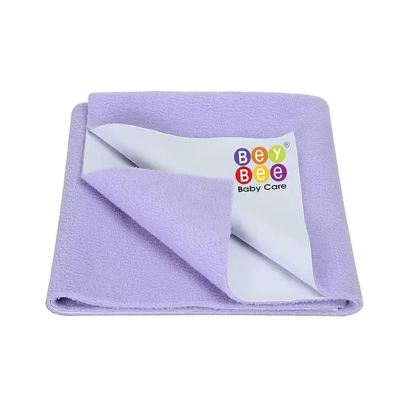 BeyBee Waterproof Bed Protector Baby Dry Sheet Large – Violet