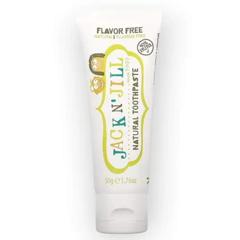 Jack n’ Jill Natural Toothpaste, Flavor Free, 50g