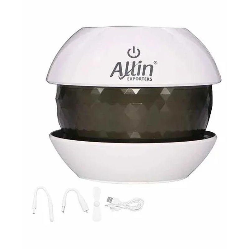 Allin Exporters Magic Diamond USB Mini Ultrasonic Humidifier – White