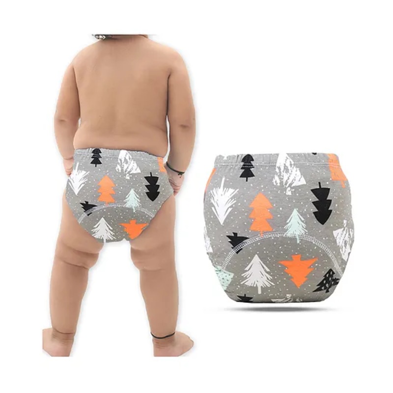 Bembika Babies Cotton Potty Training Pant Small Tree Print Large – Multicolor