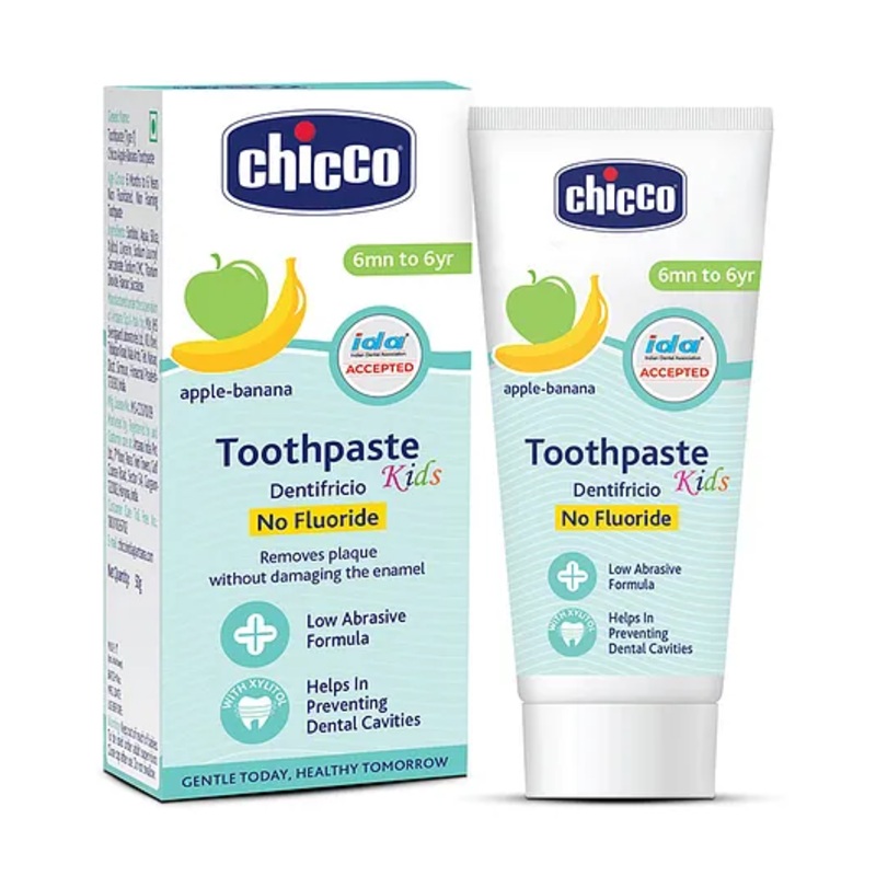 Chicco Dentifricio Toothpaste Apple and Banana Flavour – 50 g
