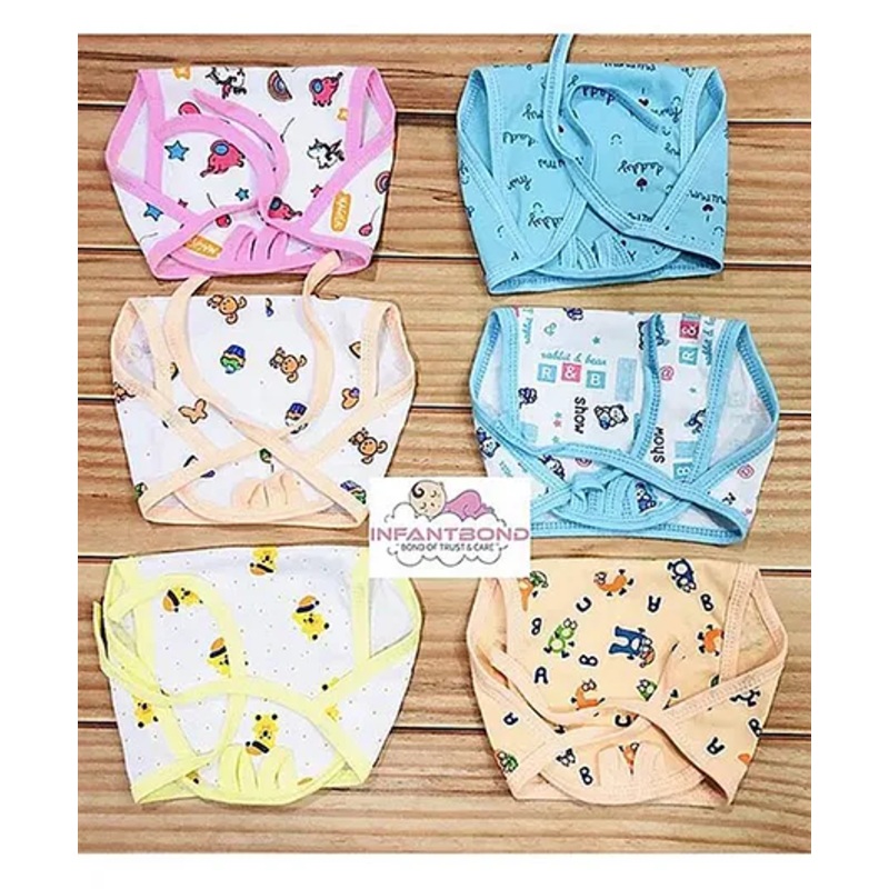 Fareto  New Born Baby 24 Single Layer Hosiery  Super Soft Cotton Nappies  Washable  (0-6 Months)