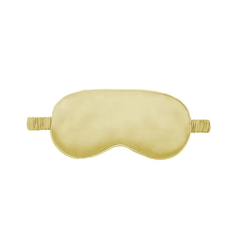 Jenna Silk Plain Sleeping Eye Mask – Golden