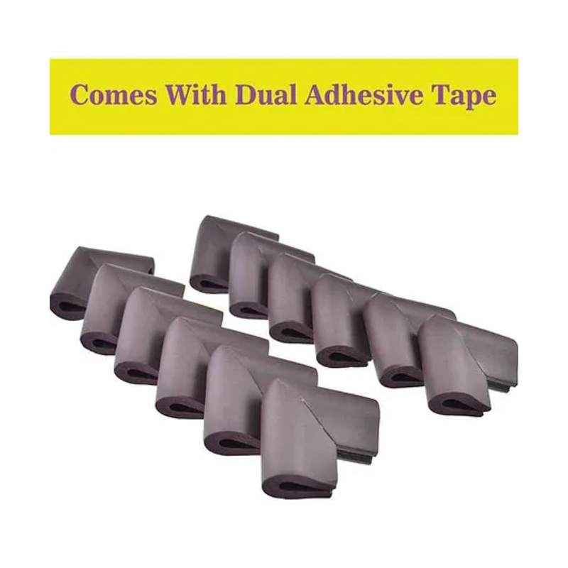 Syga C Shape Corner Edge Guard Pack of 12 – Dark Brown
