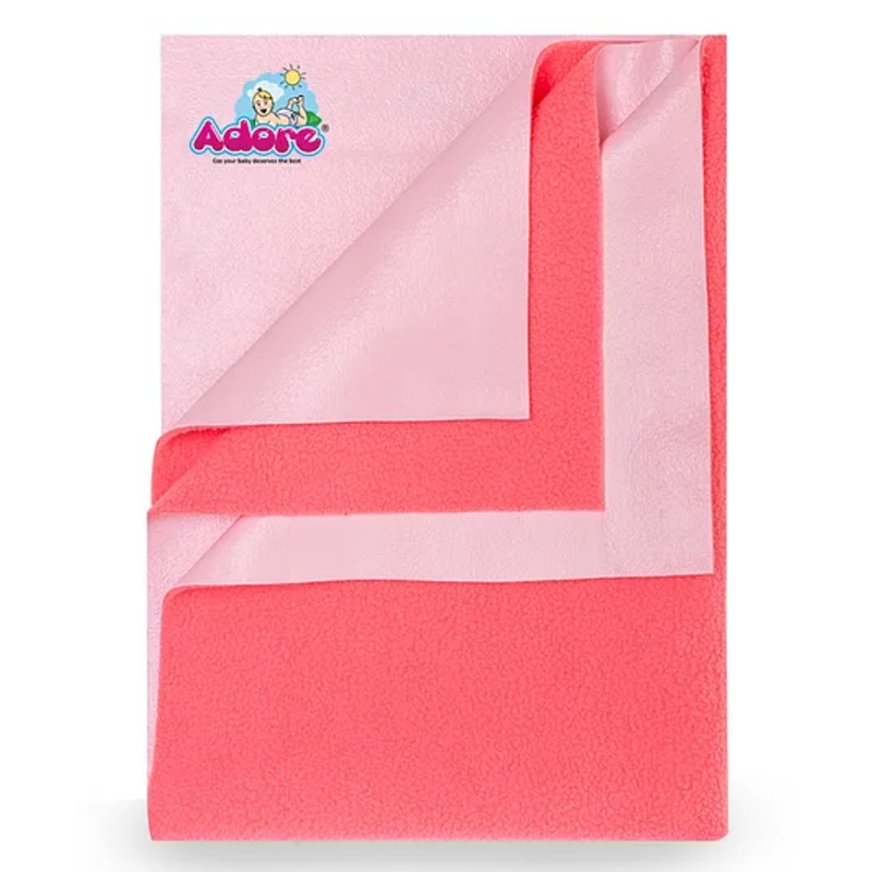 Adore Advanced Insta Dry Water Absorbent Baby Bed Protector Sheet Large – Orange