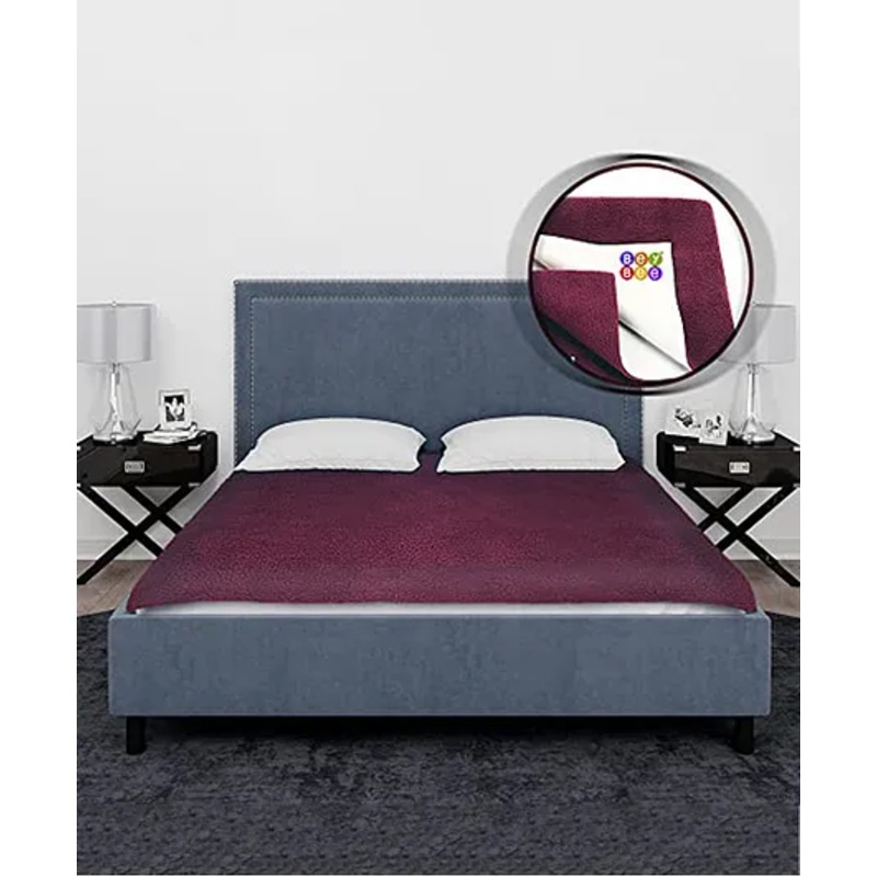 BeyBee Waterproof Quick Dry Sheet for Baby Double Bed Size – Purple