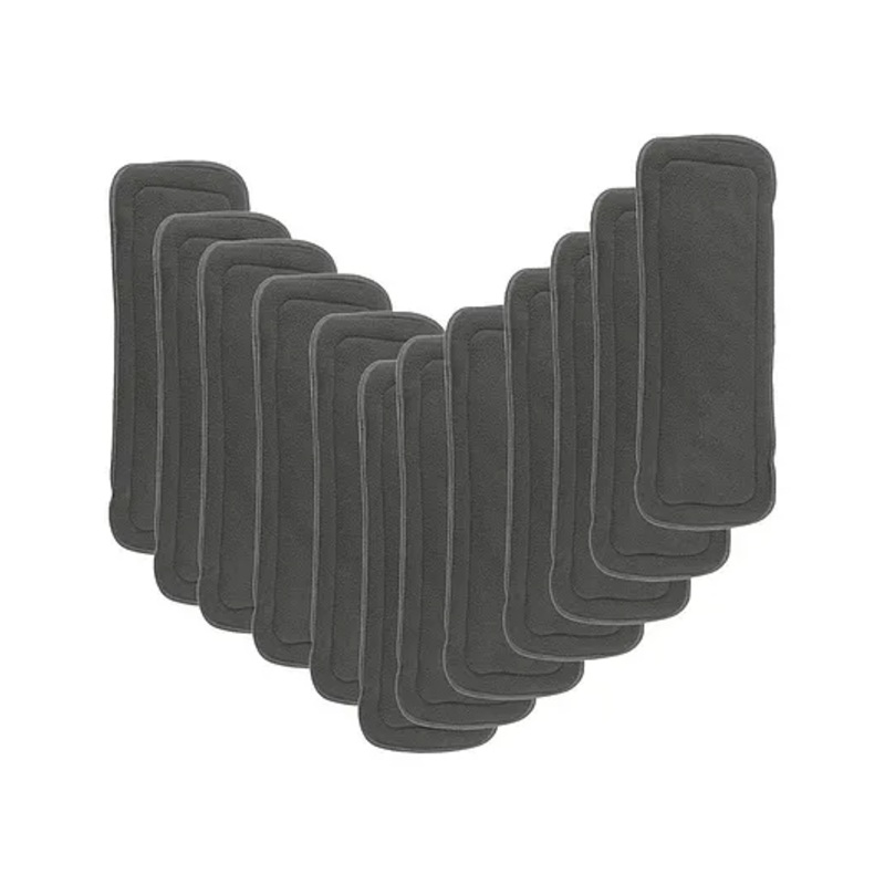 Domenico 5 Layer Insert Pads Pack of 12 – Black