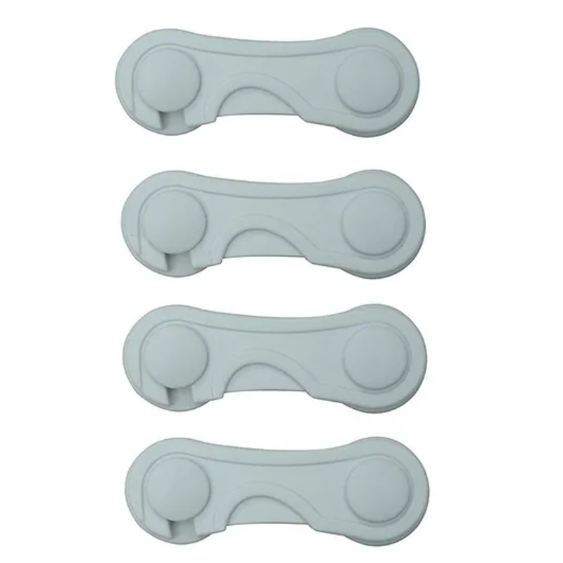 Safe-O-Kid Safety Eudemon Lock White – Pack Of 4