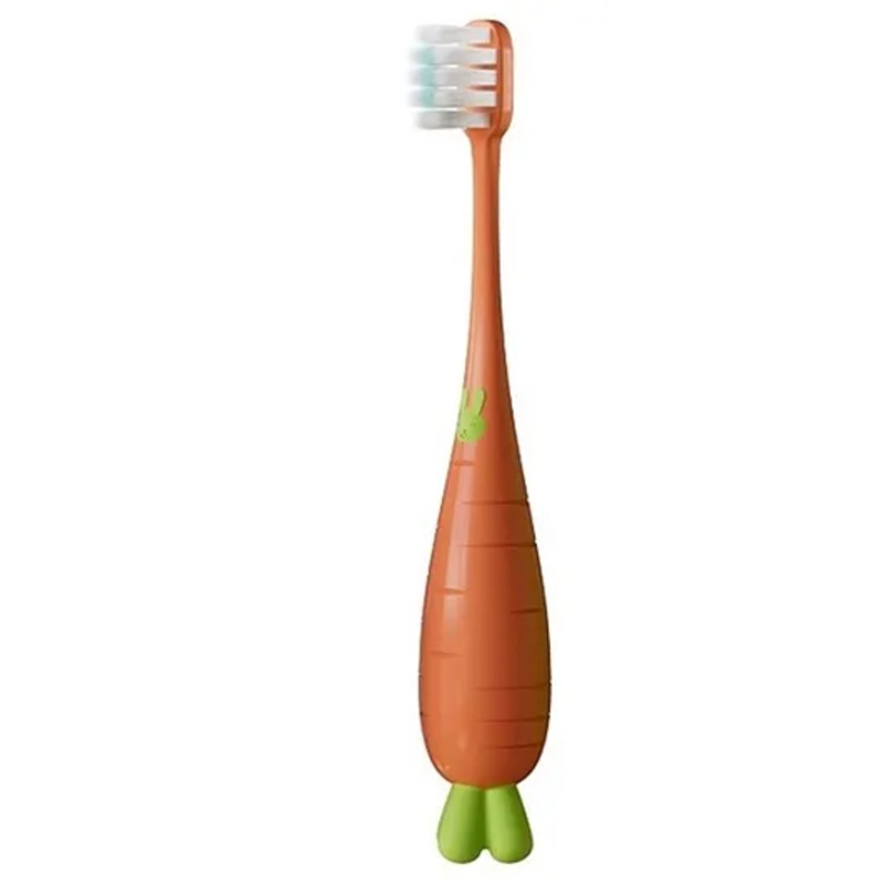 Tooth Brush with Ultra Soft Bristles Carrot Design – Orange