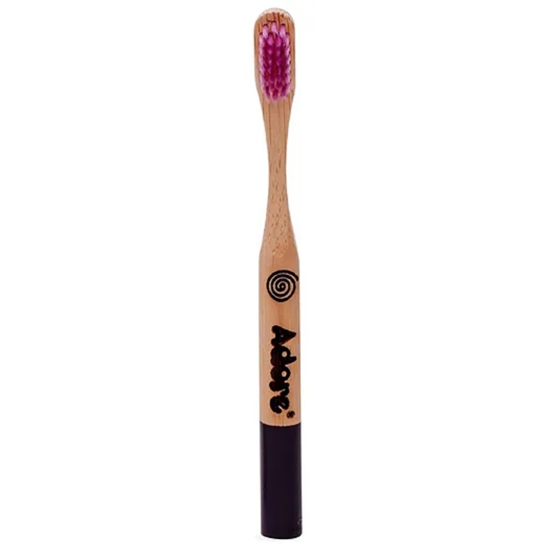 Adore Tridosa Kids Bamboo Wooden Toothbrush with Super Soft Bristles- Vata- Pack of 1