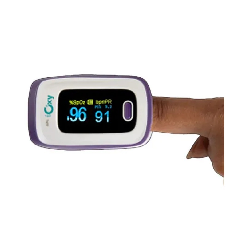 BPL Medical Technologies IOXY Bluetooth Finger Tip Pulse Oximeter CE CERTIFIED Blood Oxygen Saturation Monitor|High Accuracy|SPO2|Perfusion Index|OLED Display – White