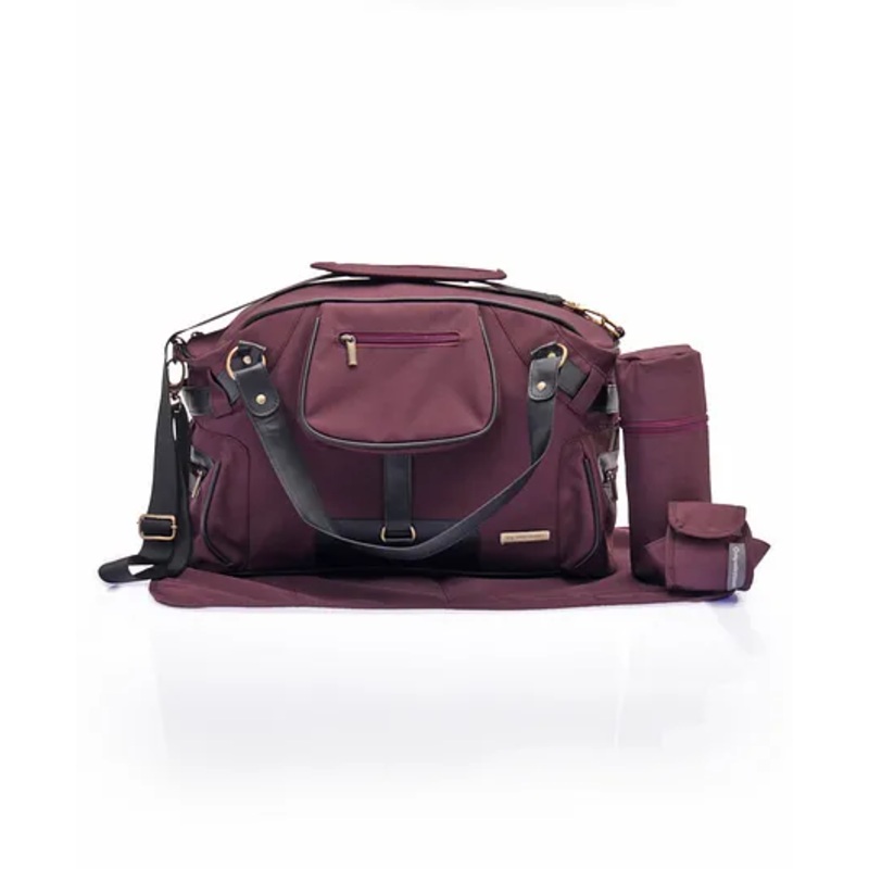 My Milestones Diaper Bag Studio – Wine
