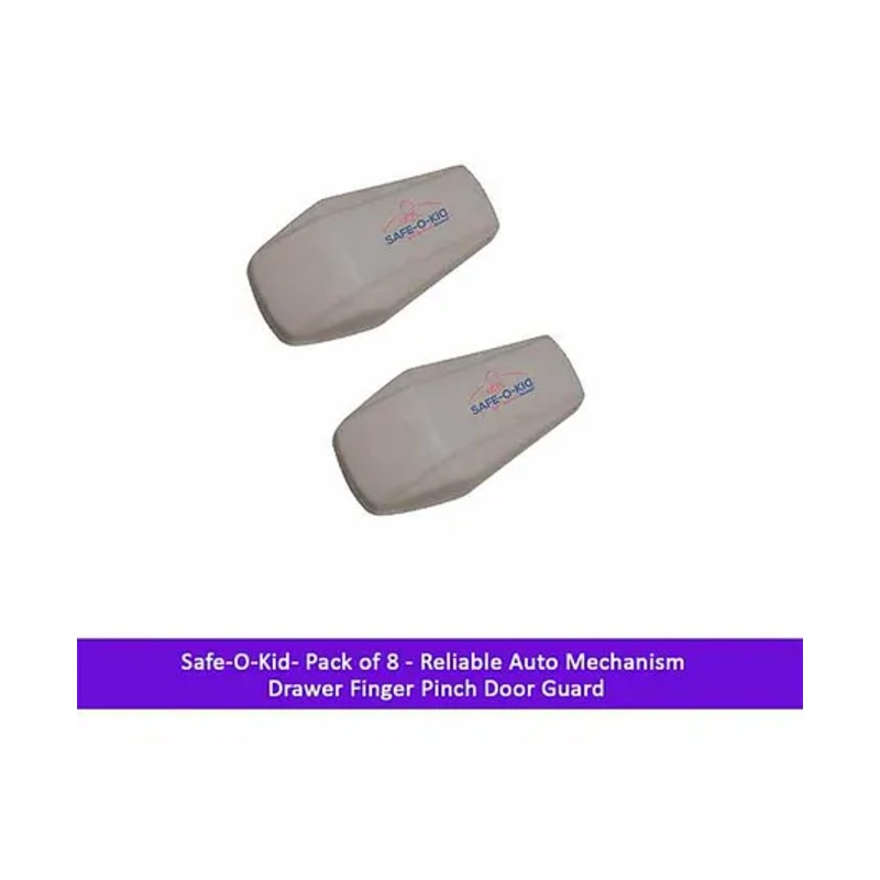 Safe-O-Kid Door Guard Pack of 8 – Grey