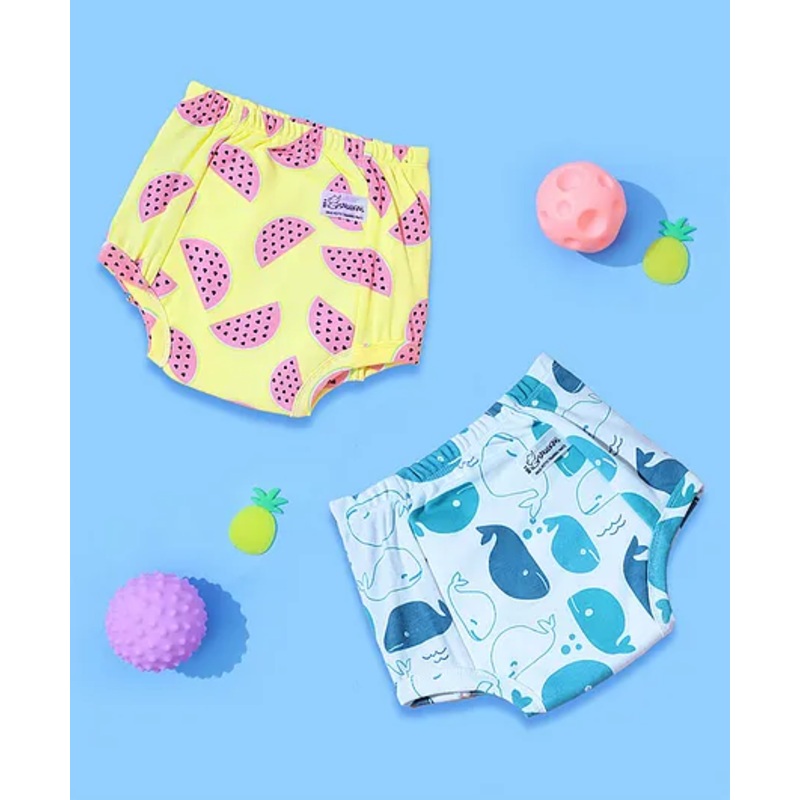 Snugkins Potty Training Pants for Kids. (Size 1, Fits 1-2 Years) – Pack 2