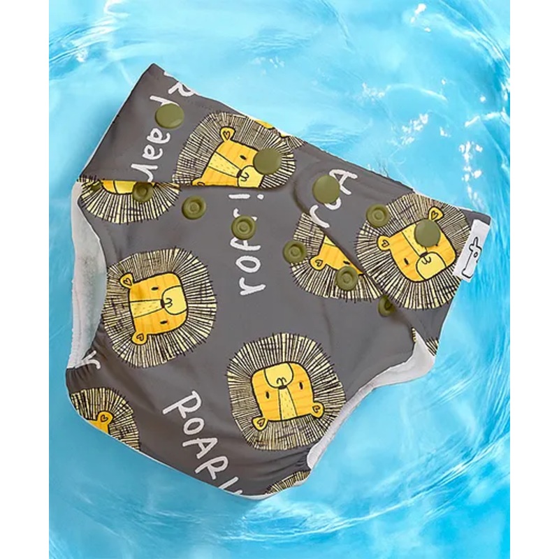SuperBottoms Swimming Diapers for Babies & Toddlers – Washable, Reusable & Adjustable Swim Diapers | I’m Roar-some