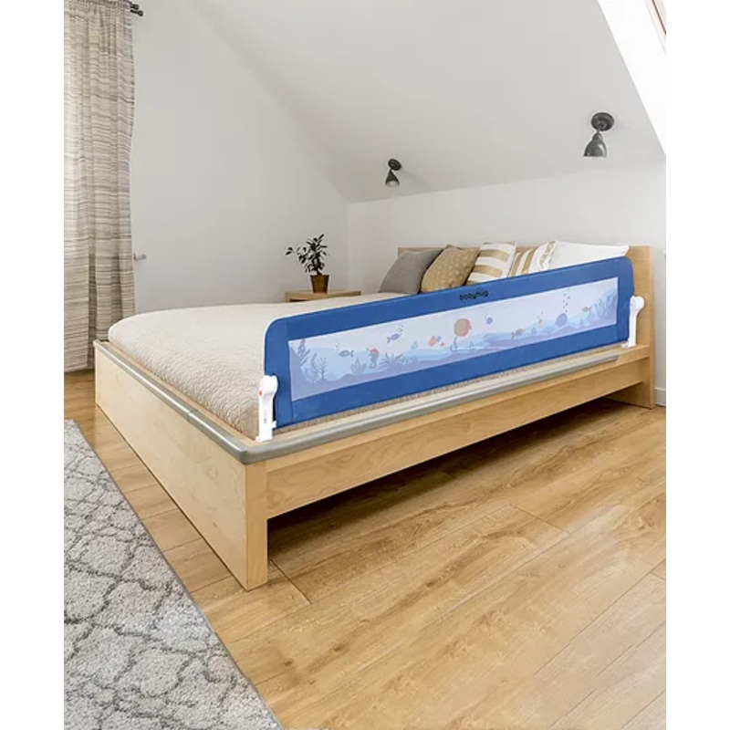 Babyhug Easy Fold Bed Rail – Blue