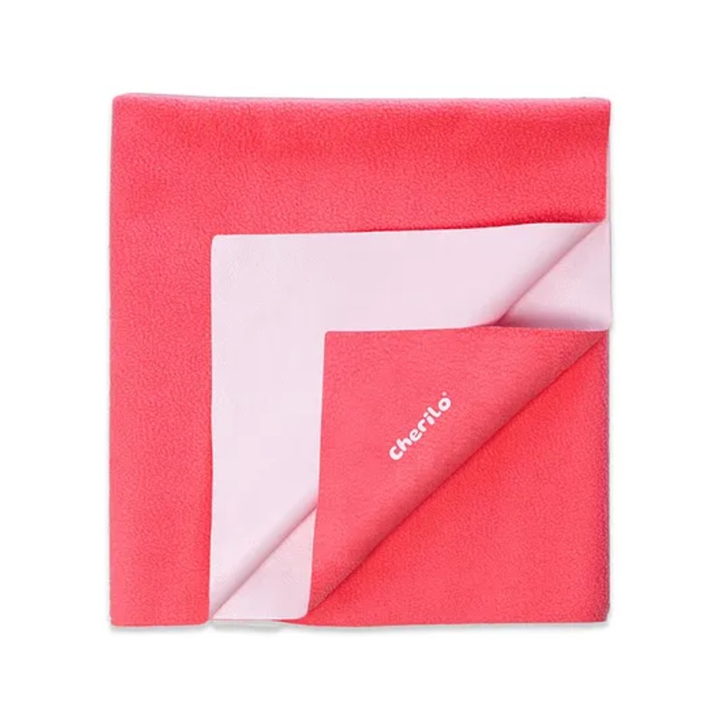 Cherilo Quick Dry Baby Bed Protector Extra Large – Salmon Rose