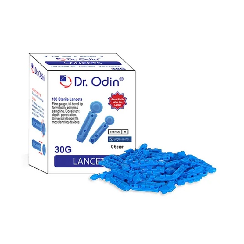 Dr. Odin Lancets 28g Glucometer Lancets – Blue
