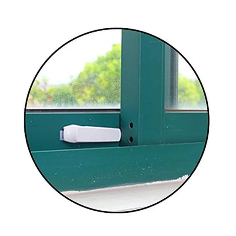 Safe-O-Kid Sleek Childproof Sliding Door & Window Wedge Locks  Pack of 12