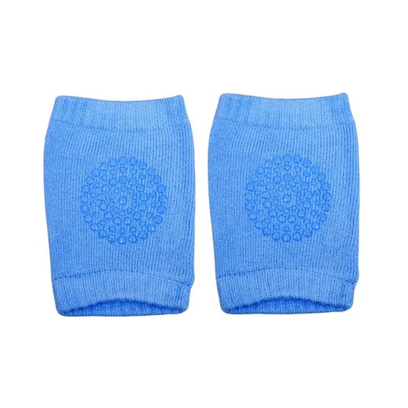The Little Lookers Anti Skid Cotton Knee Pads – Blue