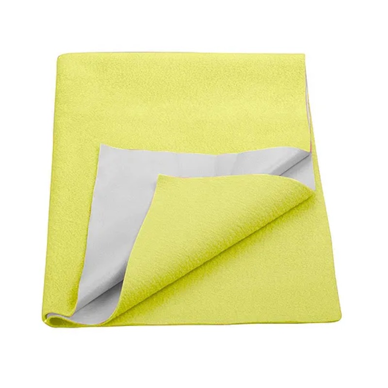 Trance Home Linen Medium Size Waterproof Breathable Quick Dry Sheet – Lemon Yellow