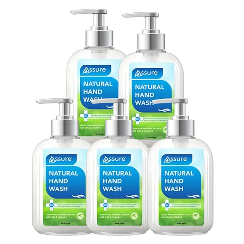 Assure Natural Hand Wash 250ml Pack of 5