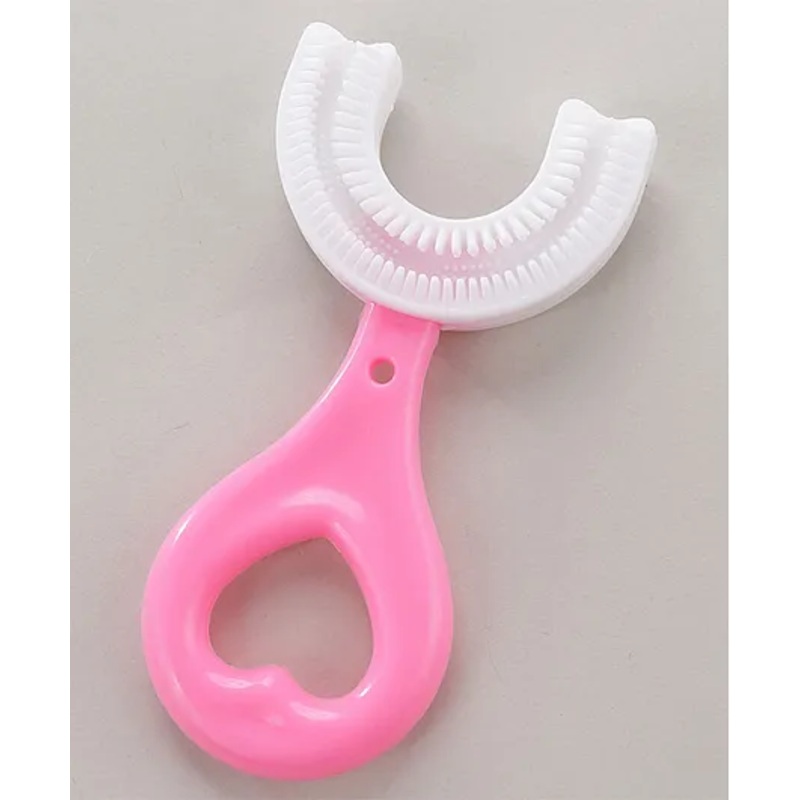 Kritiu Soft Sillicone U-Shaped Toothbrush – Pink