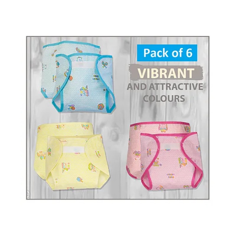 Lollipop Lane Waterproof Nappies Extra Small – Pack of 6