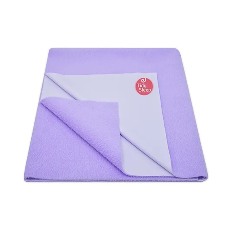 TIDY SLEEP Ultra Absorbent Baby Dry Sheets & Bed Protector Large – Lilac