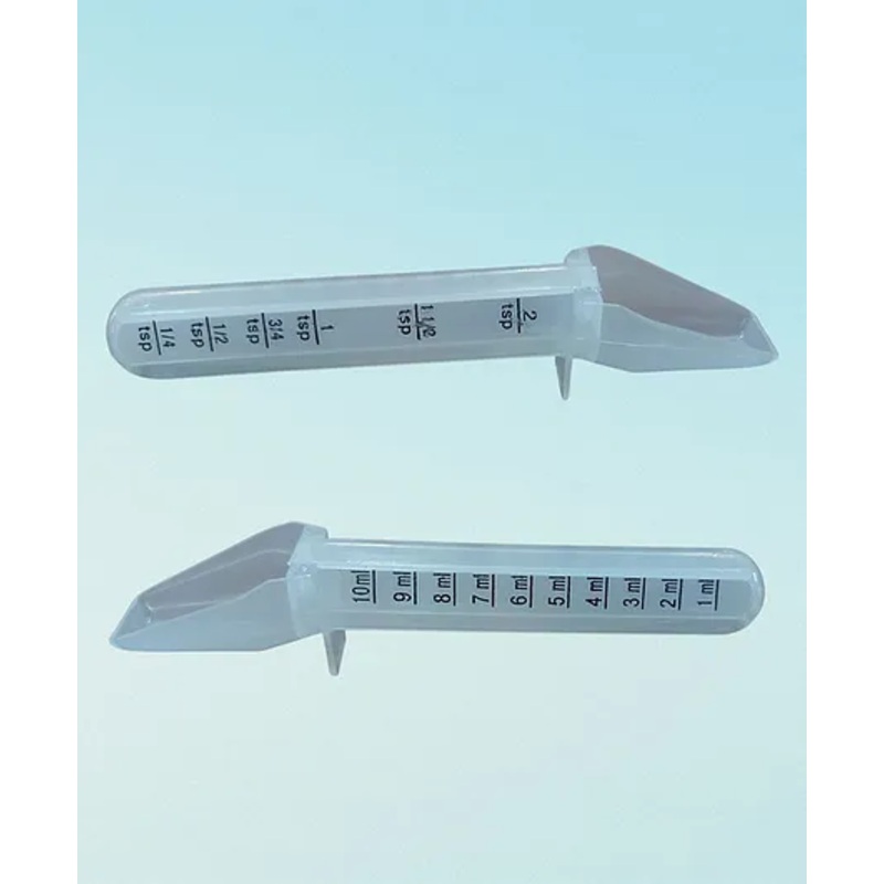 Zikku Baby & Toddler Medicine Spoon, 10ml, BPA-Free, Accurate Dosage, Spill-Proof (Pack of 2)