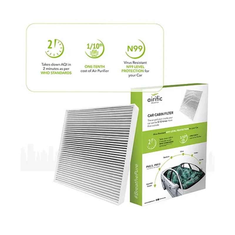 Airific Skoda Octavia Car Cabin Filter – White