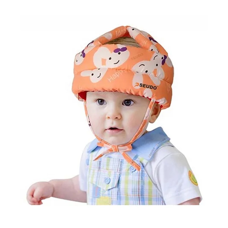 BOXOT IMPEX Adjustable Cushioned Baby Safety Helmet (color may vary)H-7
