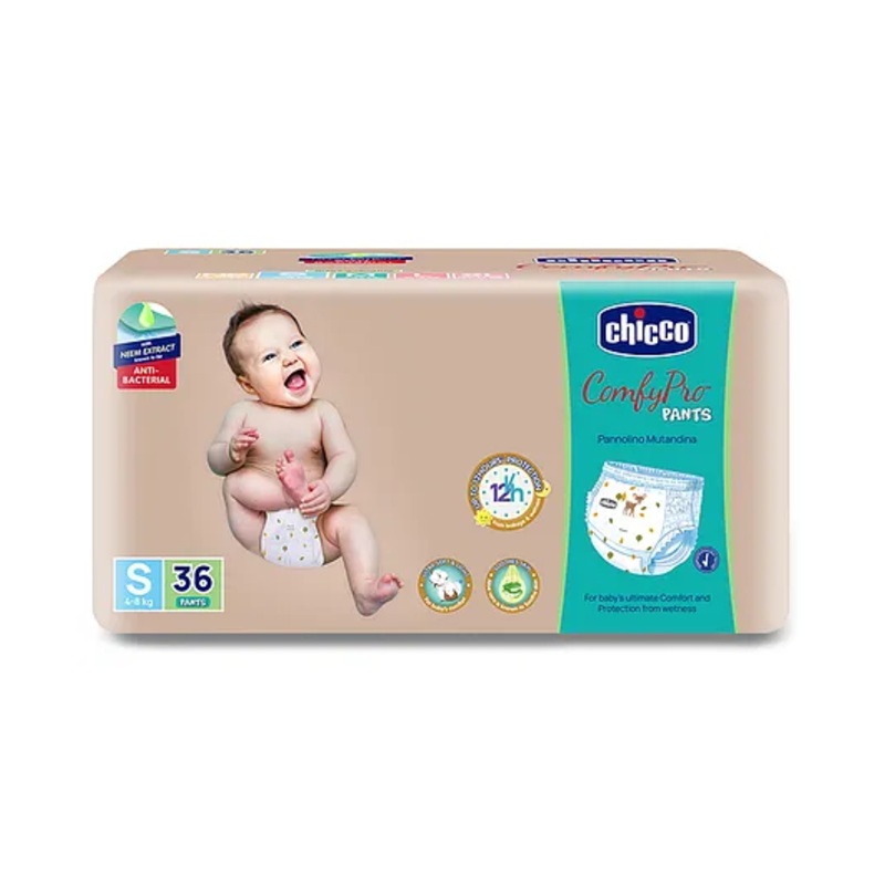 Chicco Comfypro Diaper Pants Small – 36 Pieces
