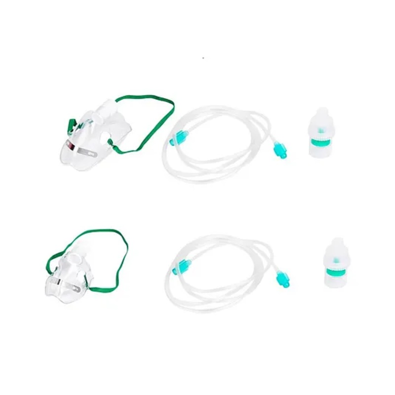 Control D Adult & Child Mask Kit For Nebulizer – White Green
