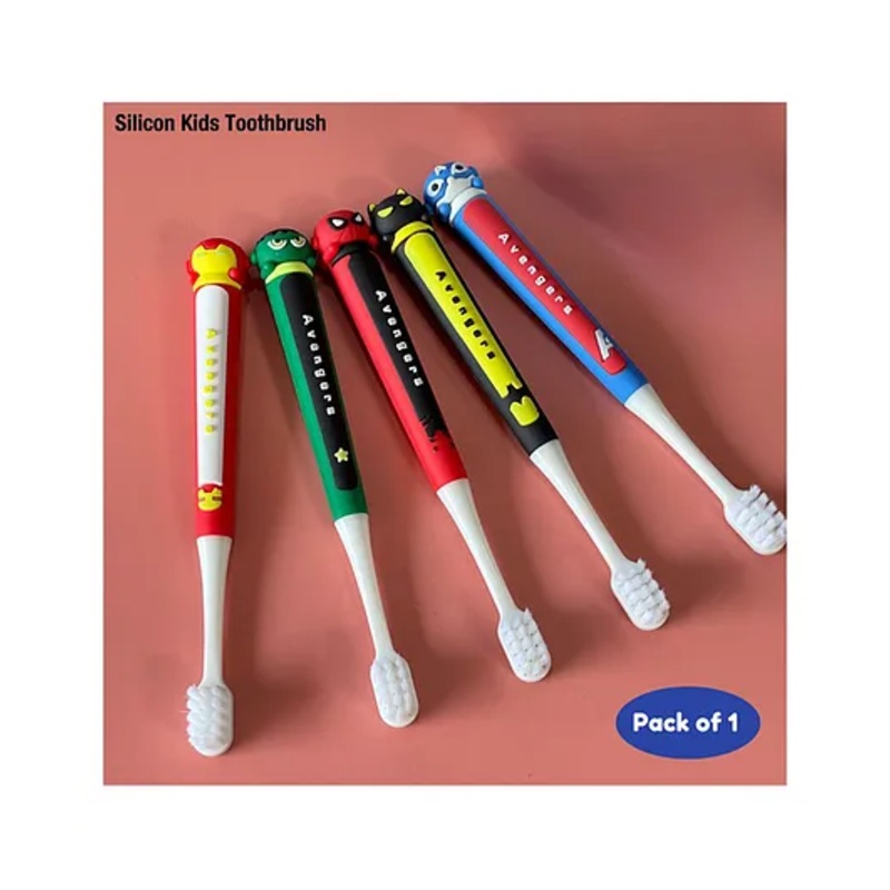 Superheroes Kids Toothbrush Extra Soft Bristles – Multicolour (Design May Vary)