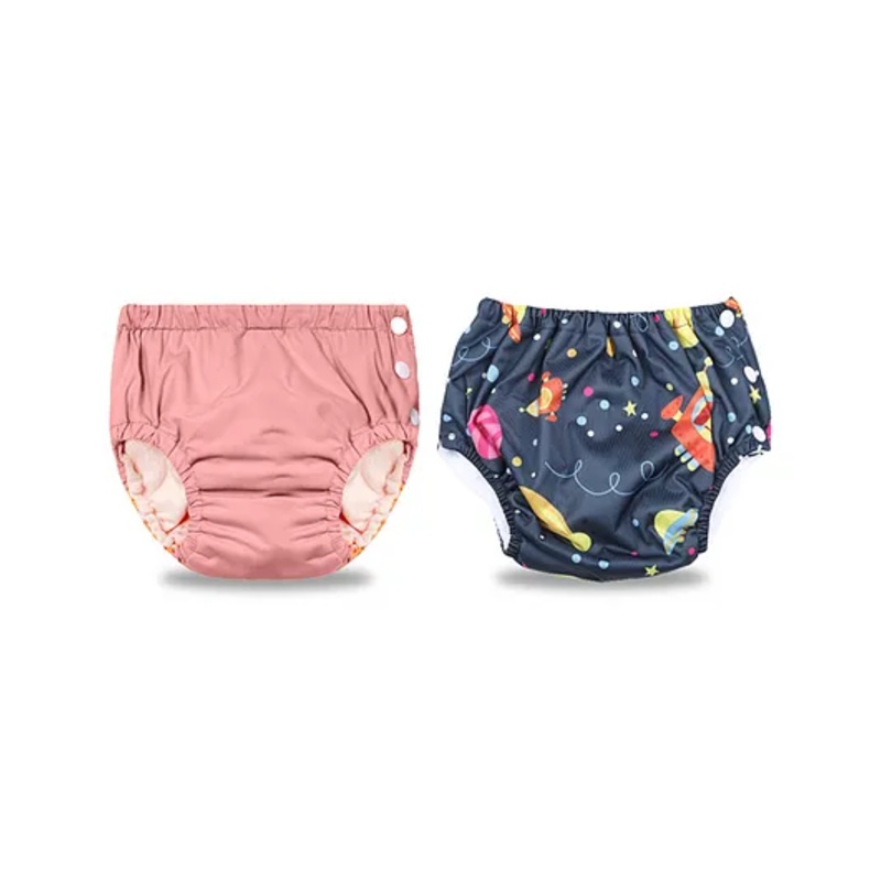 Chinmay Kids Reusable Swimwear Diaper – Pink and Dark Blue