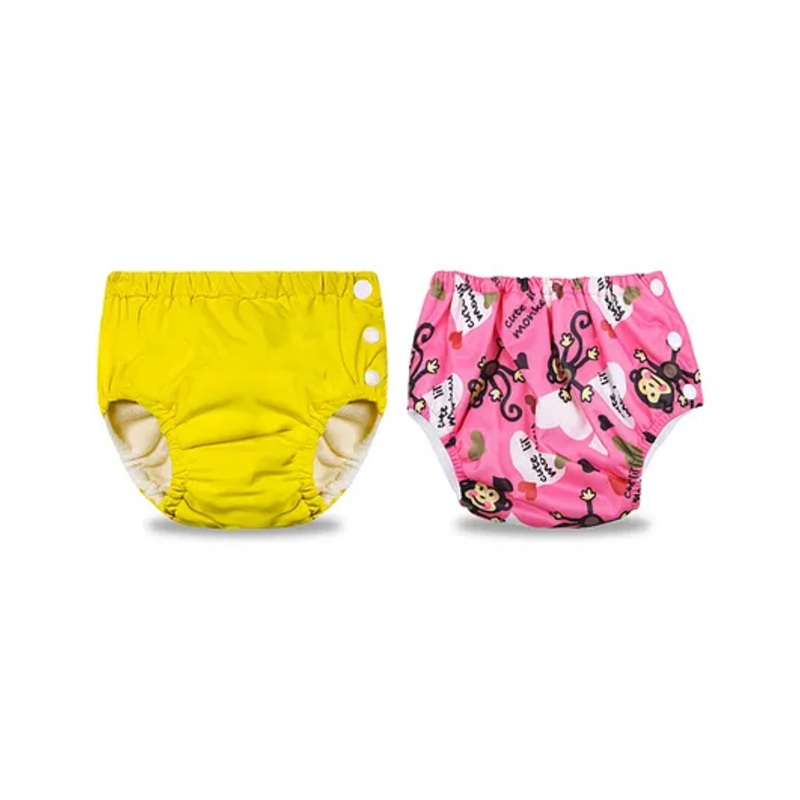 Chinmay Kids Reusable Swimwear Diapers Pack of 2 – Yellow & Pink