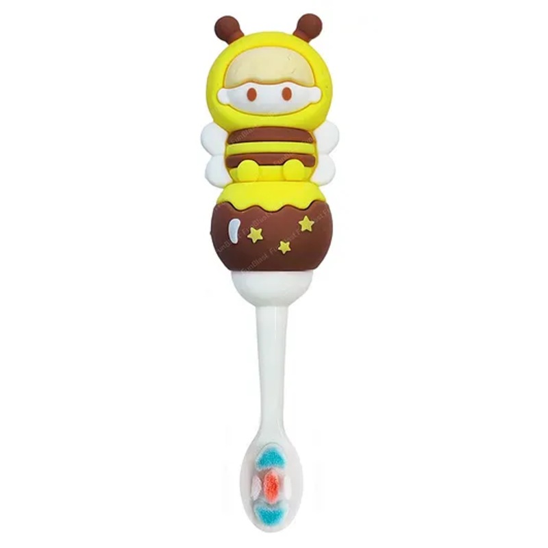 FunBlast Cartoon Animal Design Soft Bristle Toothbrush for Kids Bee