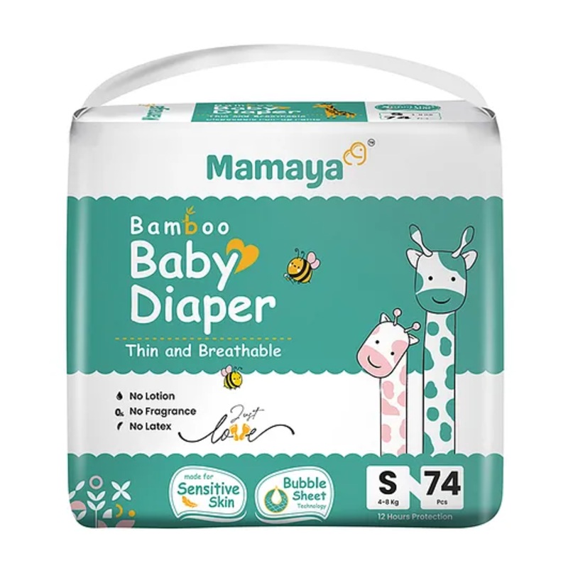 Mamaya Baby Diaper S-74 Pieces