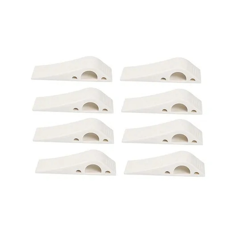 Safe-O-Kid Anti-Slip TPR Door Stopper Pack of 8 – White