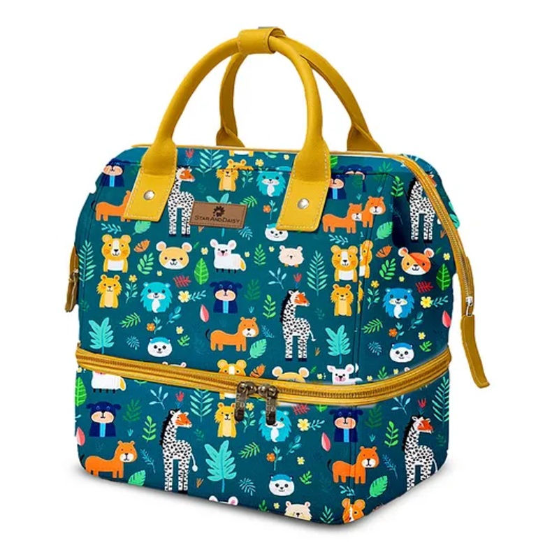 StarAndDaisy Baby Bag for Mothers with Insulated Compartment Diaper Bag for Travel & Multiple Pockets. Green