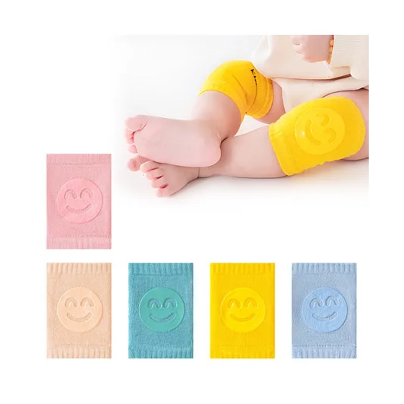 SYGA Pack Of 5 Cotton Smiley Knee Pads – Multicolor