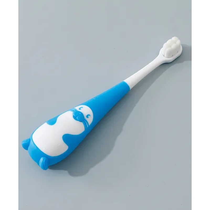 Tooth Brush with Ultra Soft Bristles Seal Fish Design – Blue