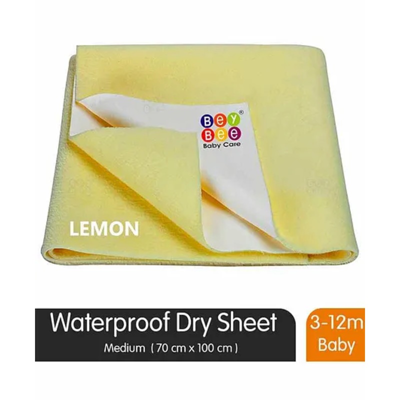 BeyBee Quickly Dry Waterproof Bed Protector Sheet – Yellow