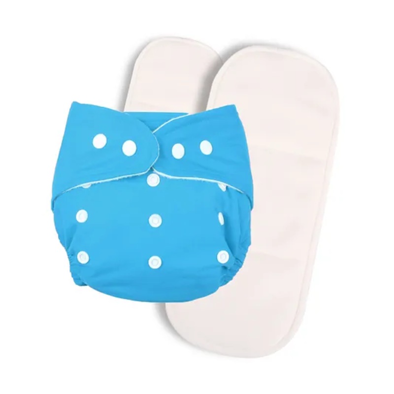 Deedry Cloth Diapers Reusable With 2 Insert – Blue