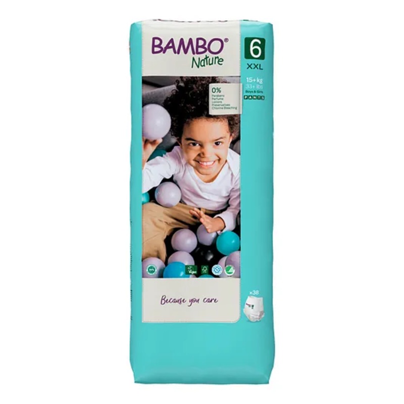 Bambo Nature ECO Pant Style Diapers XXL – 38 Pieces