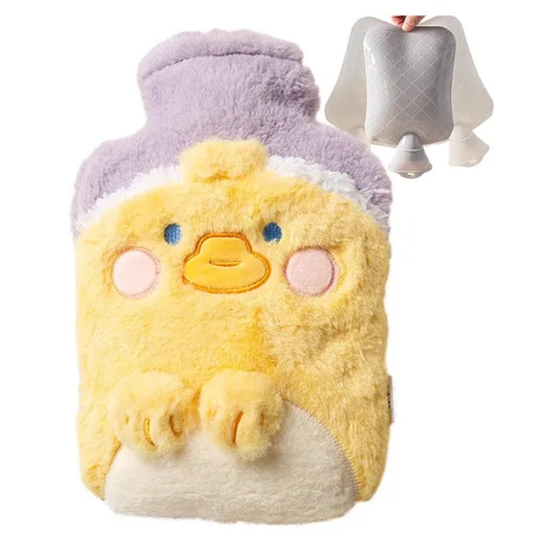 Sanjary Hot Water Bag With Cute  Design Soft Cover For Pain Relief 1000 ml (Color May Vary)