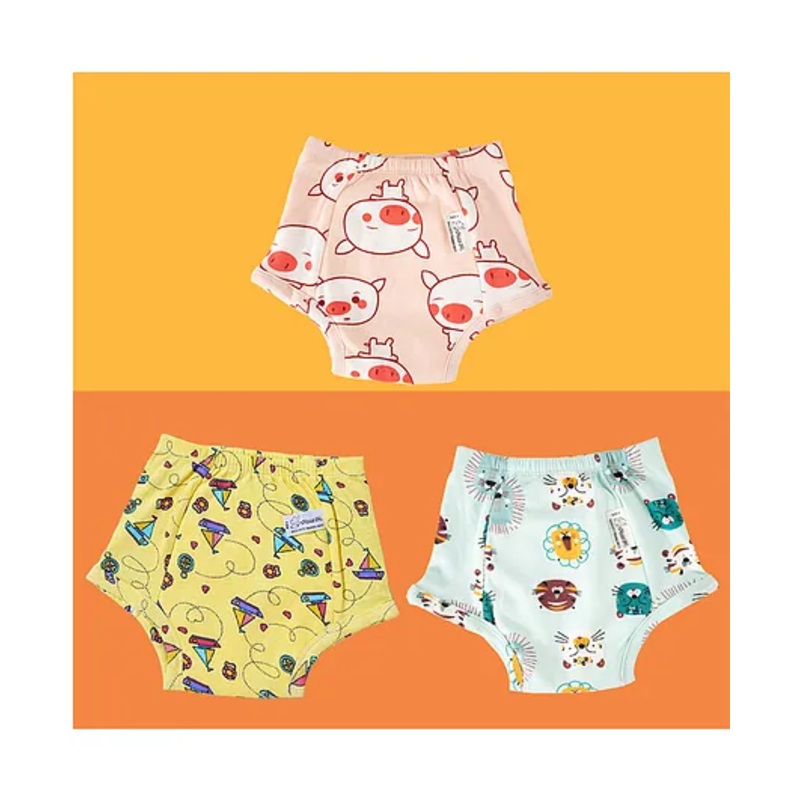 Snugkins Potty Training Pants for Kids. (Size 3, Fits 3-4 Years) – Pack 3