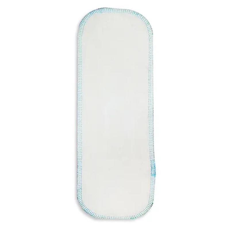 SuperBottoms Very Heavy Wetter Booster Pad Cloth Diaper Insert Soaker with Hemp and Cotton – White